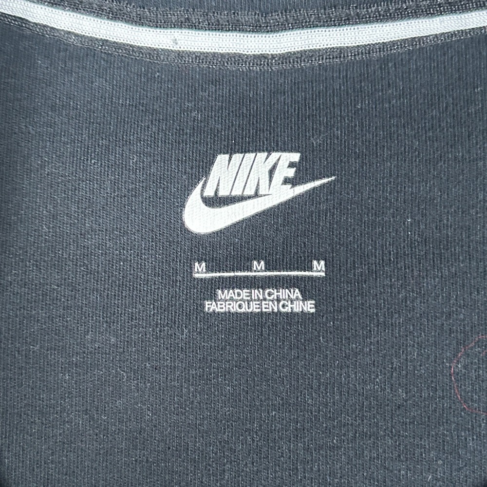 Nike Sweatshirt Women Medium Black Graphic Pullover Activewear Athleisure - Picture 10 of 16